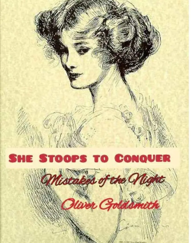 How does Miss Hardcastle stoop to Conquer Marlow in She Stoops to Conquer 