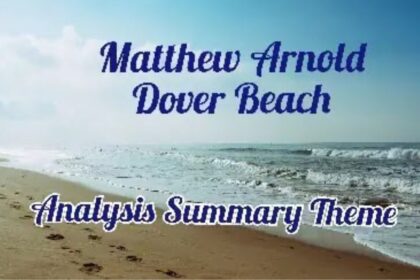 dover beach analysis questions answers