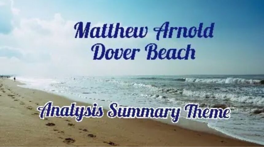 dover beach analysis questions answers